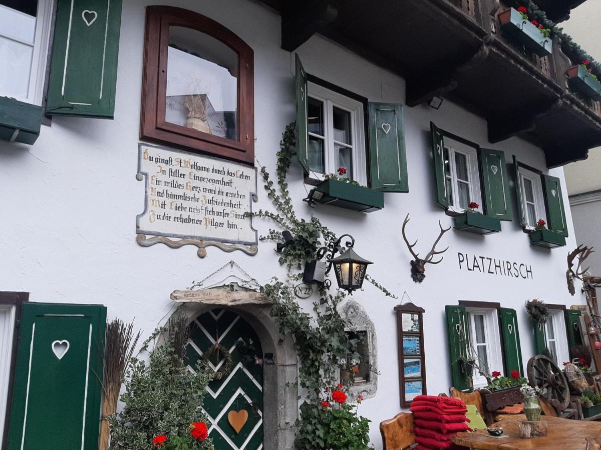 Platzhirsch Zur Alten Wagnerei Gaestehaus Sankt Wolfgang im Salzkammergut Exterior photo